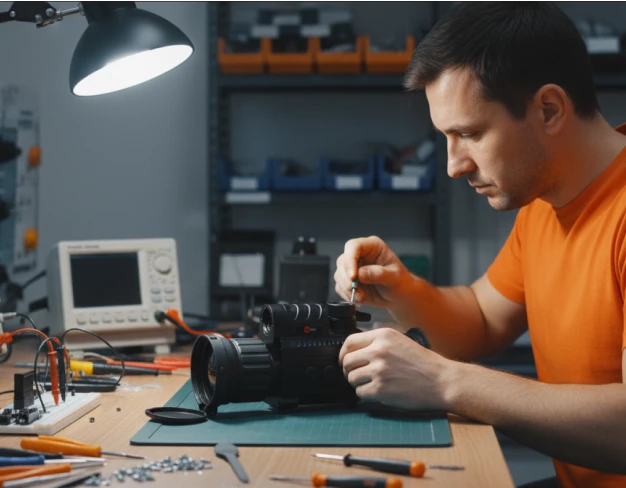 Обслуживание тепловизионного прицела RedRay