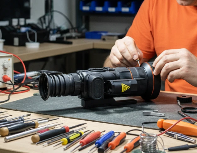 Диагностика тепловизионного прицела RikaNV