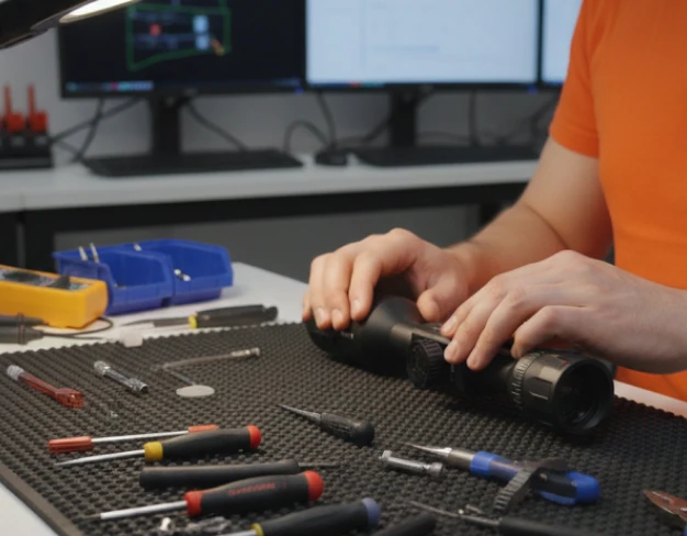 Обслуживание тепловизионного прицела Sytong