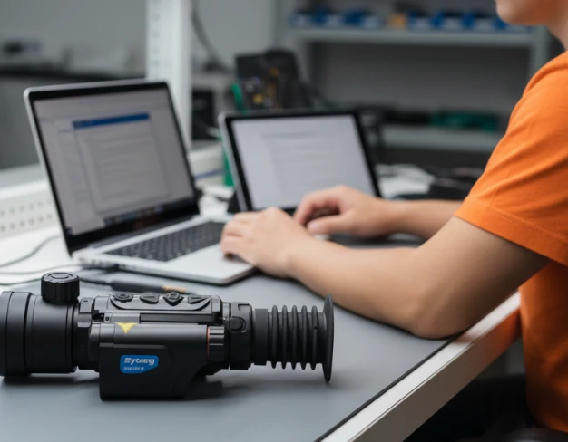 Обновление прошивки тепловизионного прицела Sytong