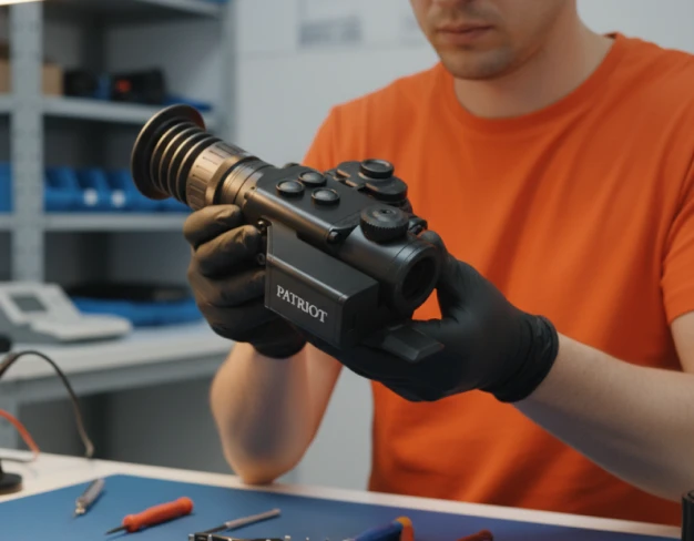 Обслуживание тепловизионного прицела Venox