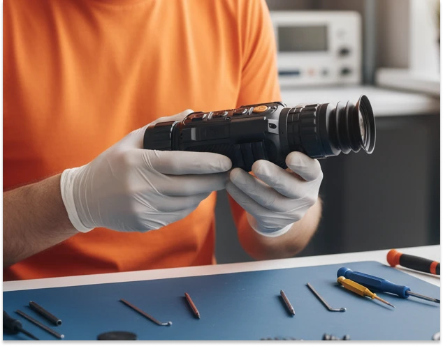 Диагностика тепловизионного прицела Windford