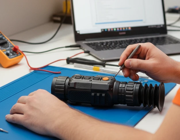 Ремонт матрицы тепловизионного прицела Windford