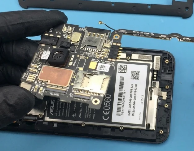 Чистка и замена разъема зарядки ASUS